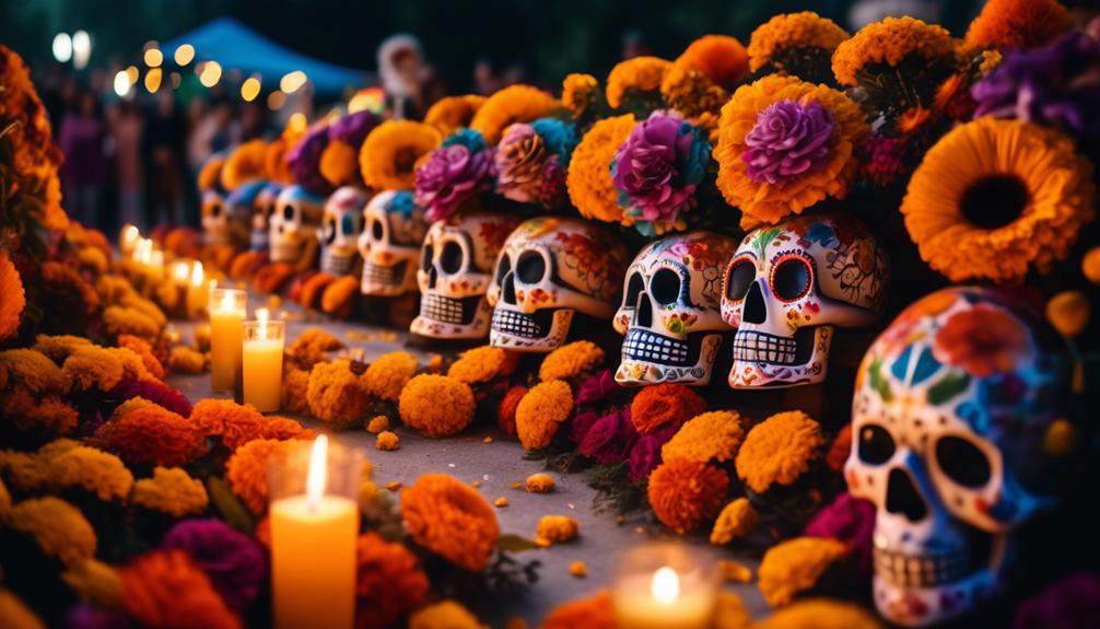 mexican celebration honoring deceased